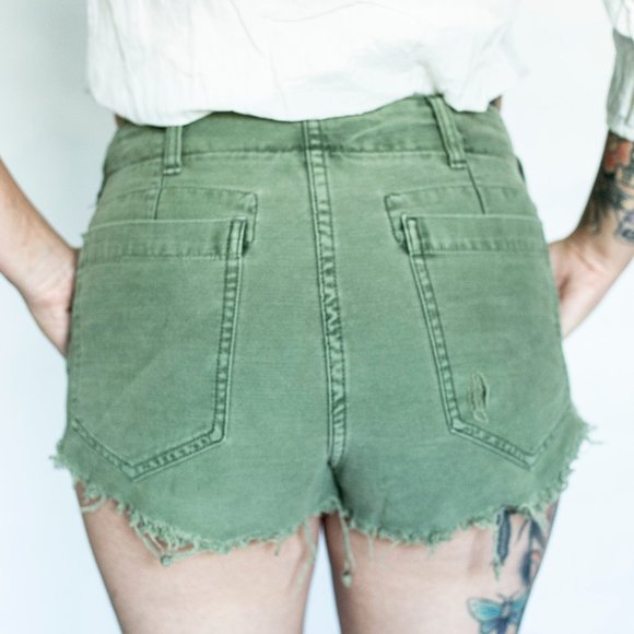 Raw & Patched Free People Shorts - Picture 8 of 8